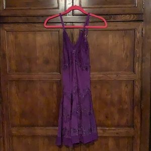 Vibrant purple sun dress